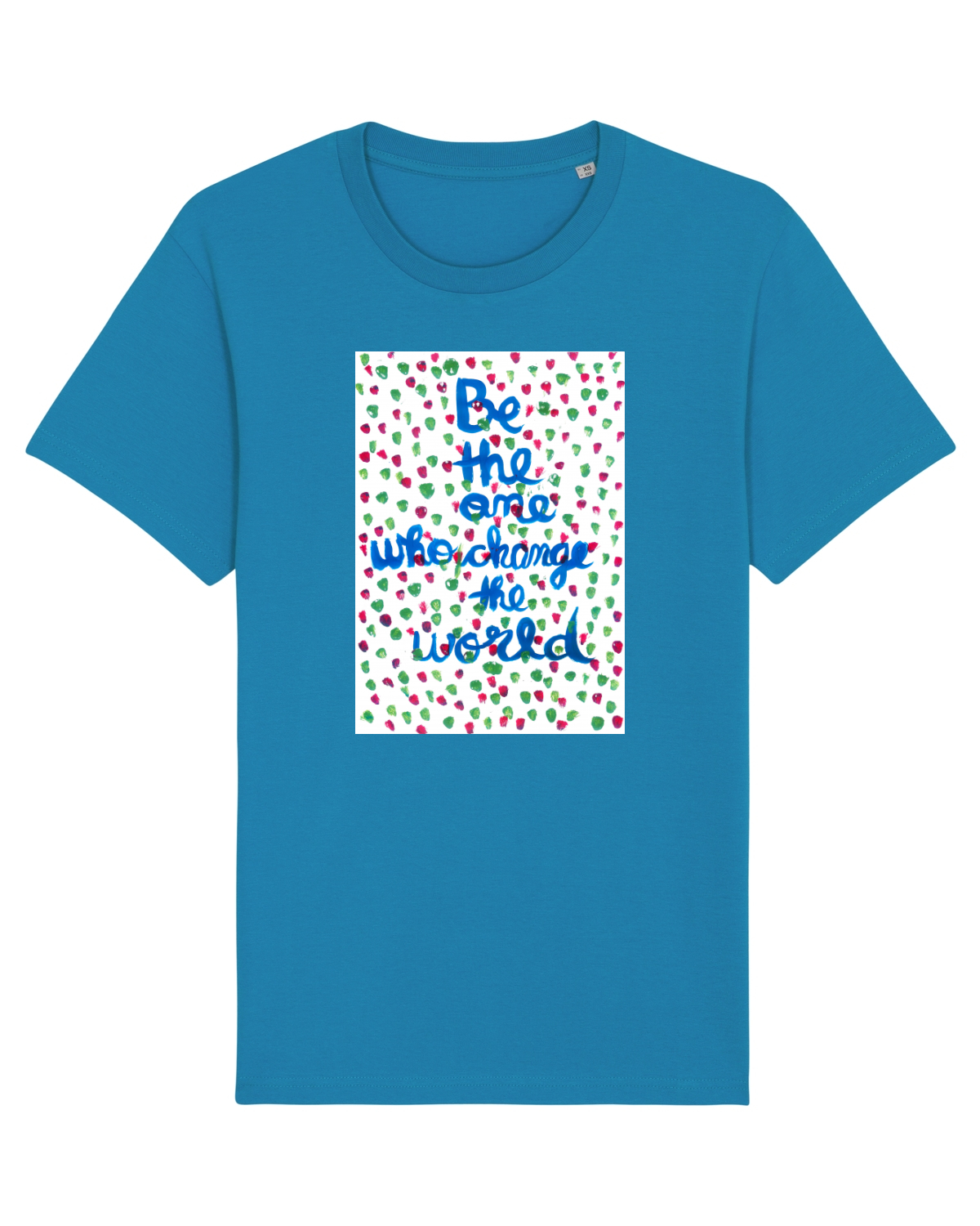 Tricou mânecă scurtă Unisex Rocker Azur