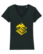Samurai Tricou mânecă scurtă guler V Damă Evoker