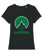 Samurai Tricou mânecă scurtă guler larg fitted Damă Expresser