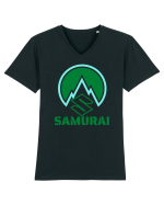 Samurai Tricou mânecă scurtă guler V Bărbat Presenter