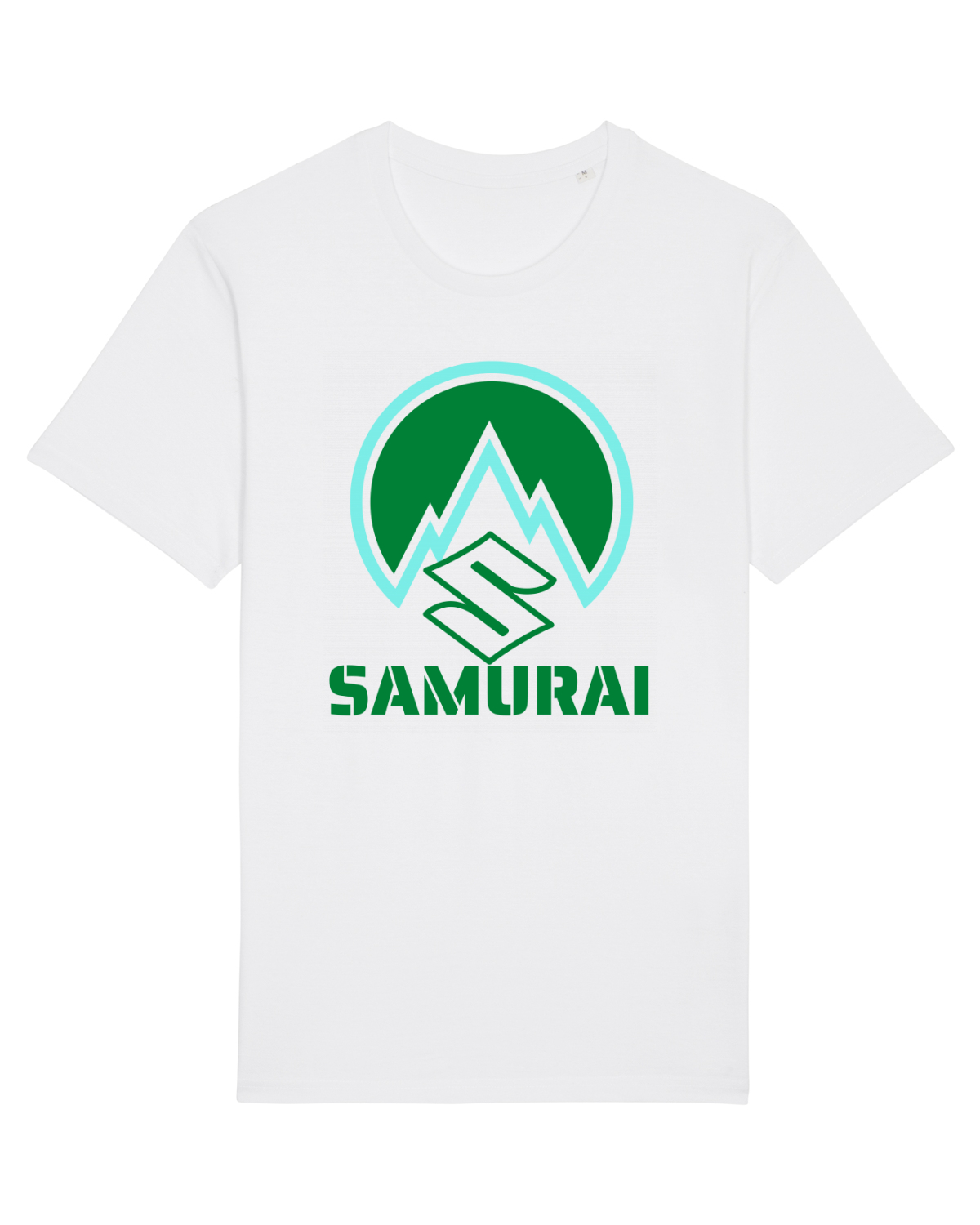 Tricou mânecă scurtă Unisex Rocker White