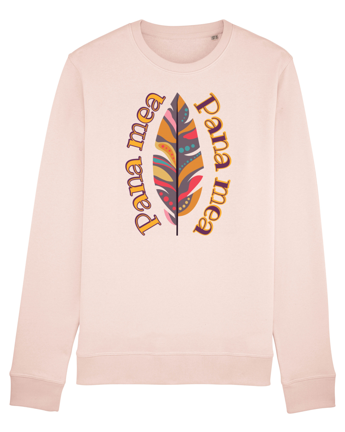 Bluză mânecă lungă Unisex Rise Candy Pink