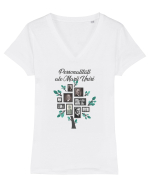 personalitari ale marii uniri Tricou mânecă scurtă guler V Damă Evoker