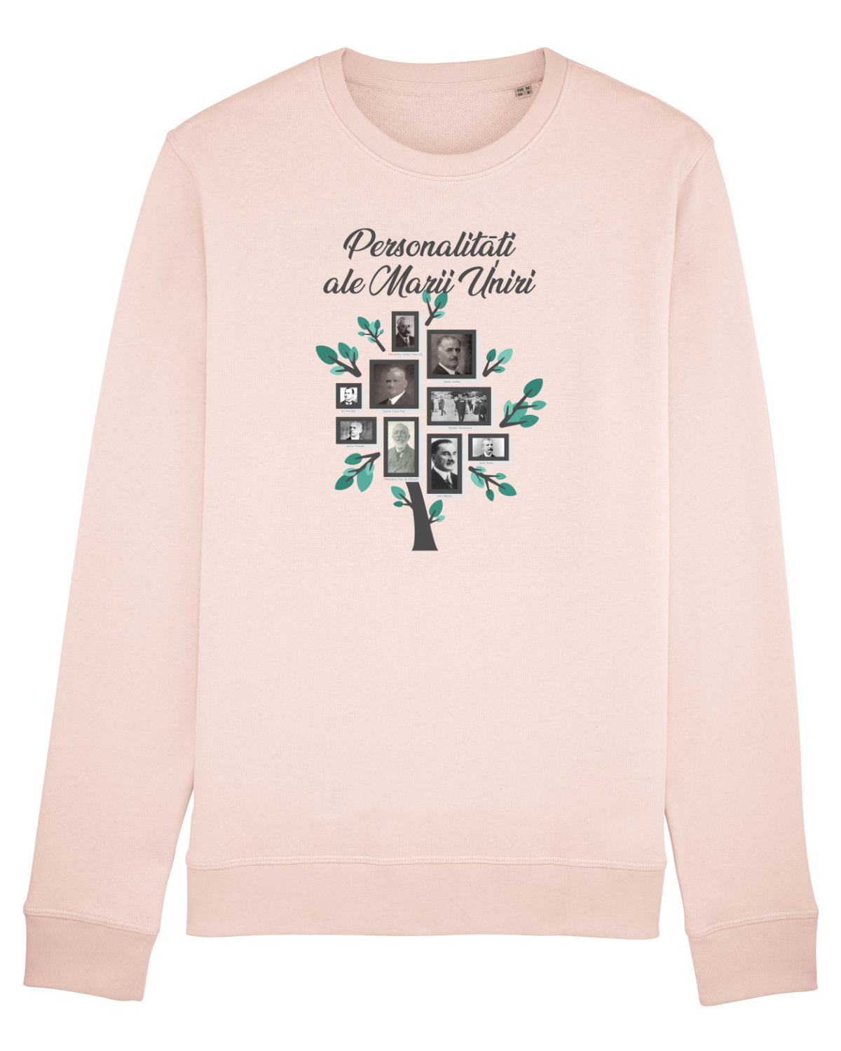 Bluză mânecă lungă Unisex Rise Candy Pink