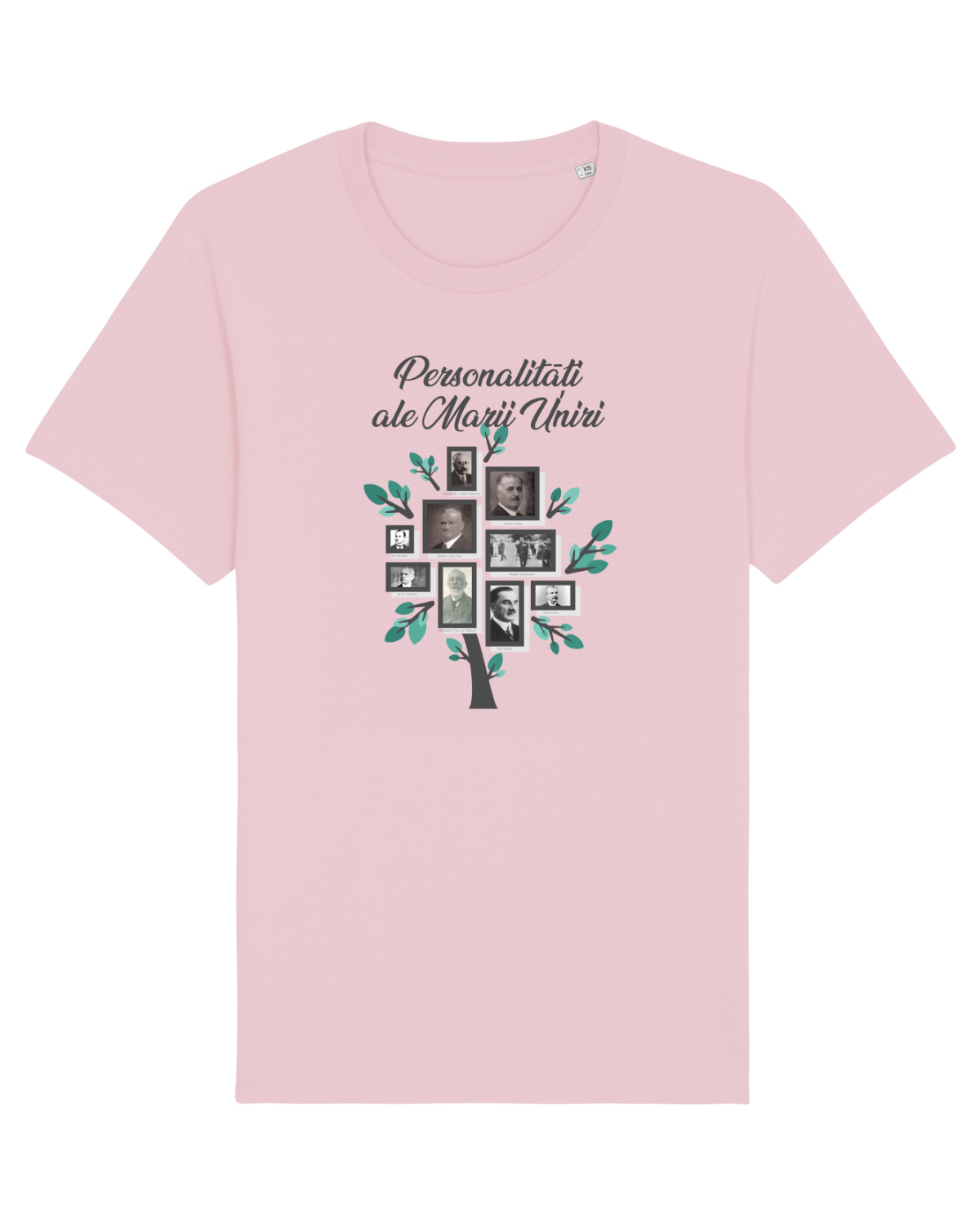 Tricou mânecă scurtă Unisex Rocker Cotton Pink
