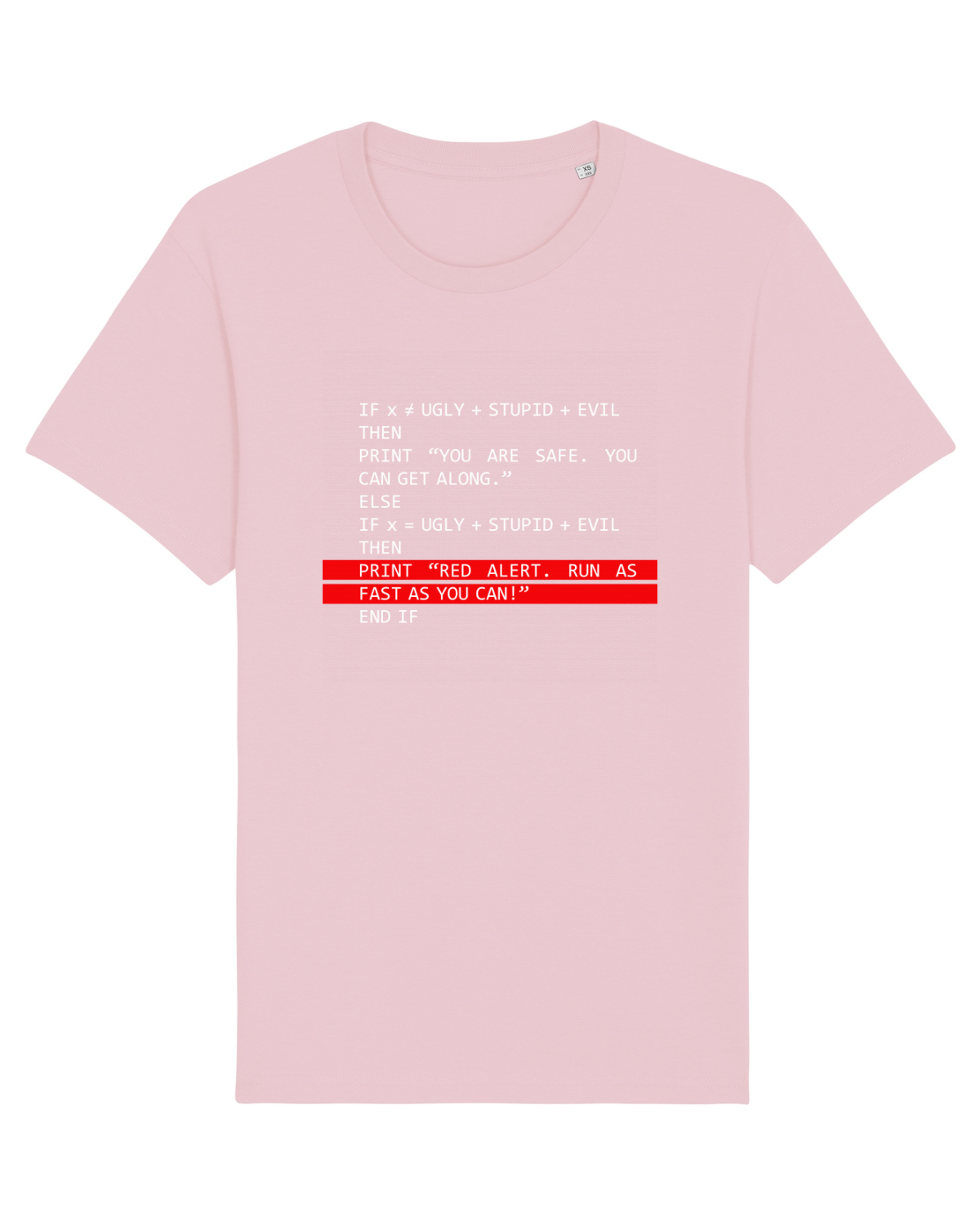 Tricou mânecă scurtă Unisex Rocker Cotton Pink