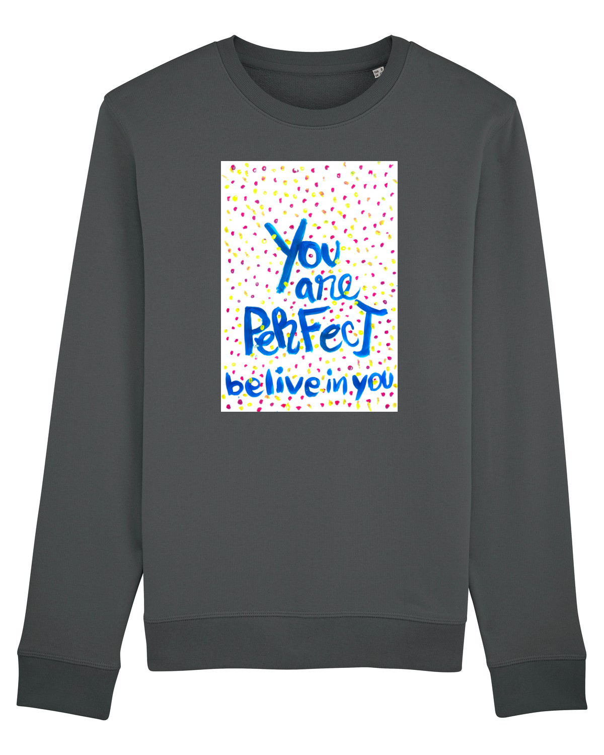 Bluză mânecă lungă Unisex Rise Anthracite