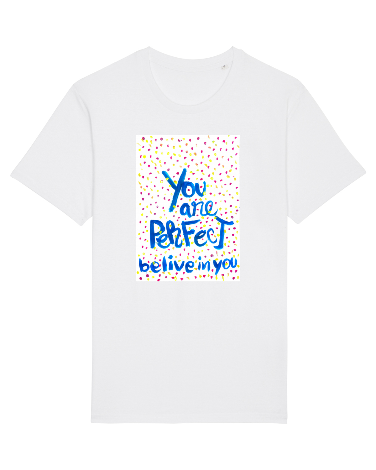 Tricou mânecă scurtă Unisex Rocker White