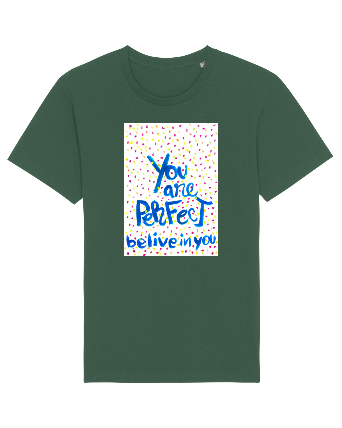 Tricou mânecă scurtă Unisex Rocker Bottle Green