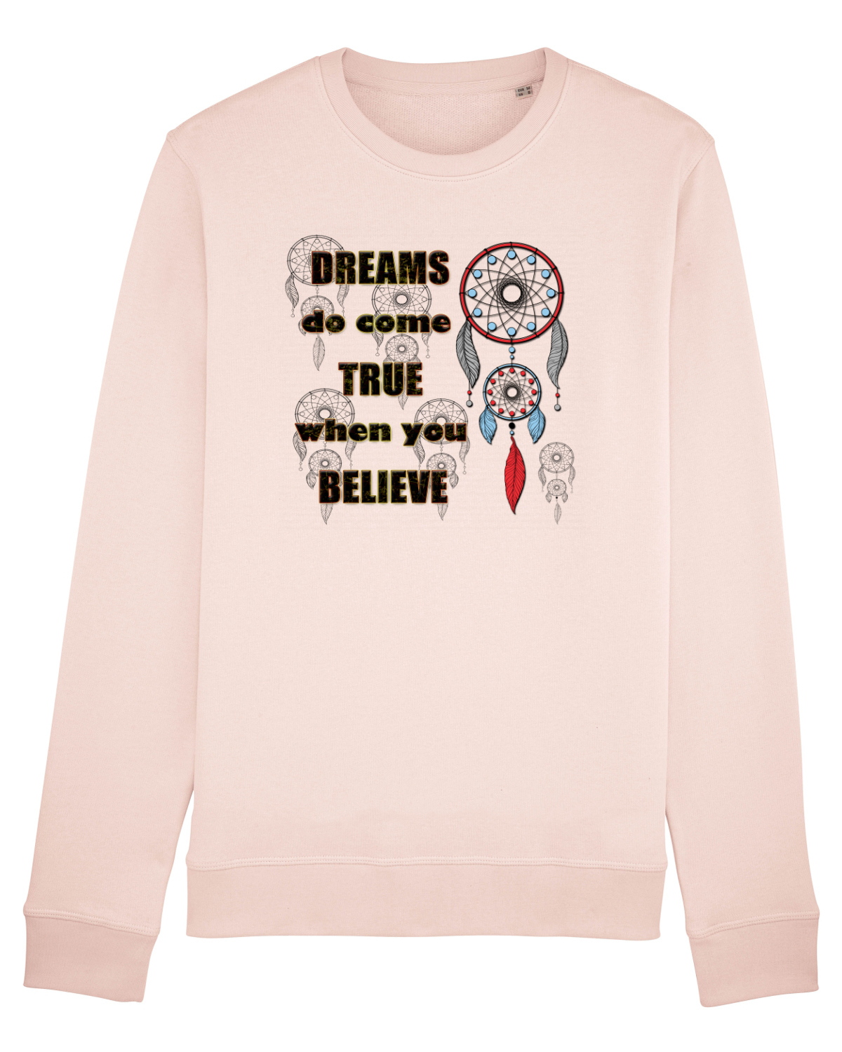 Bluză mânecă lungă Unisex Rise Candy Pink