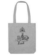 the black rabbit who could not read Sacoșă textilă