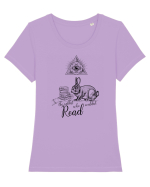 the black rabbit who could not read Tricou mânecă scurtă guler larg fitted Damă Expresser