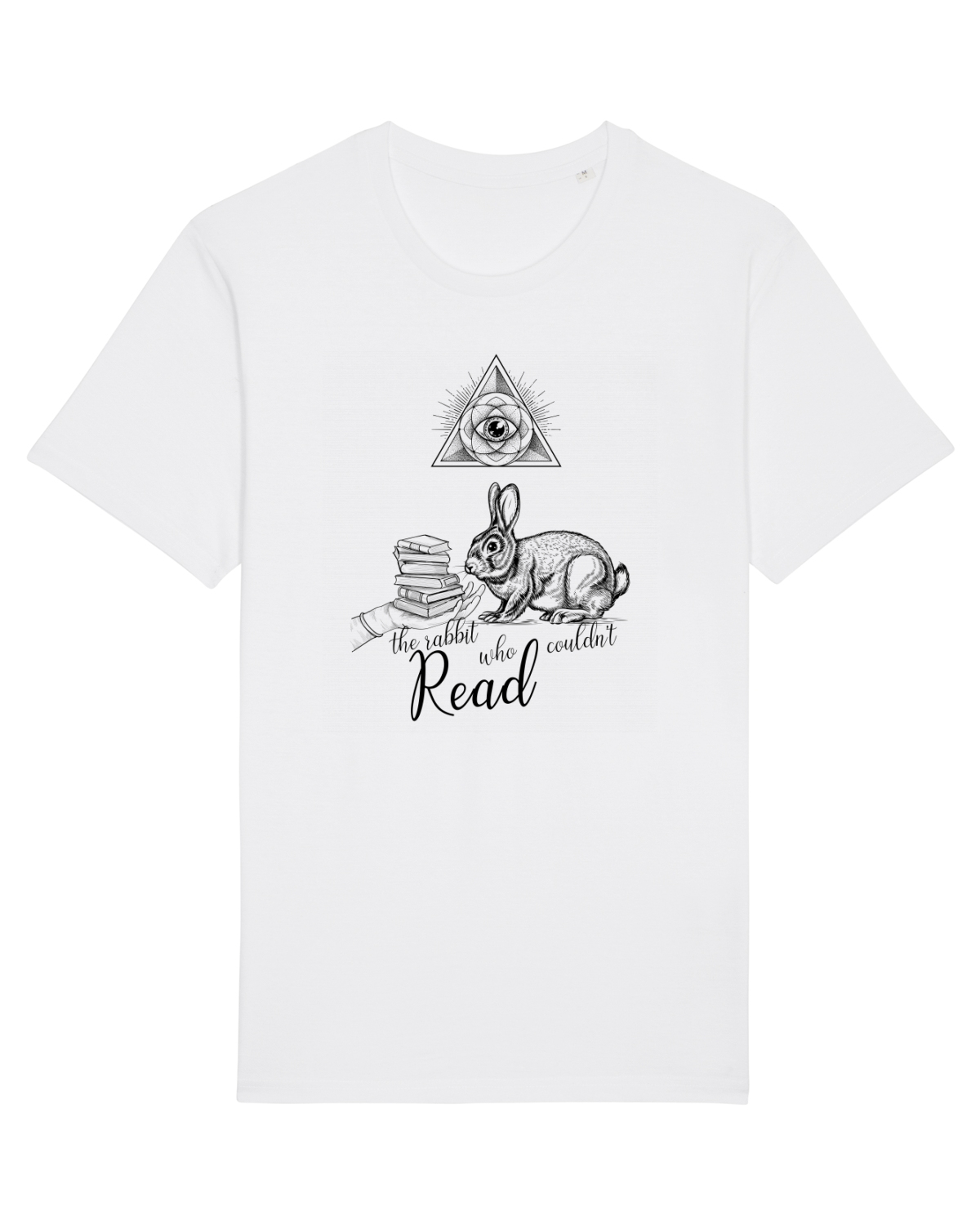 Tricou mânecă scurtă Unisex Rocker White