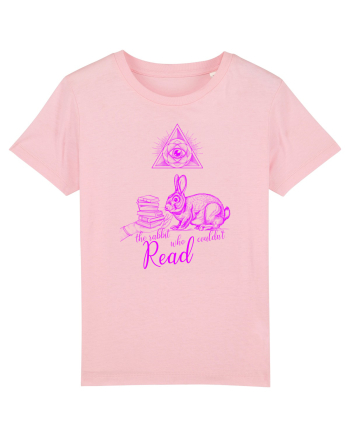 the crazy rabbit who could not read Cotton Pink
