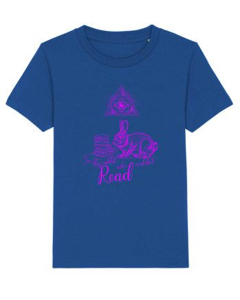the crazy rabbit who could not read Majorelle Blue
