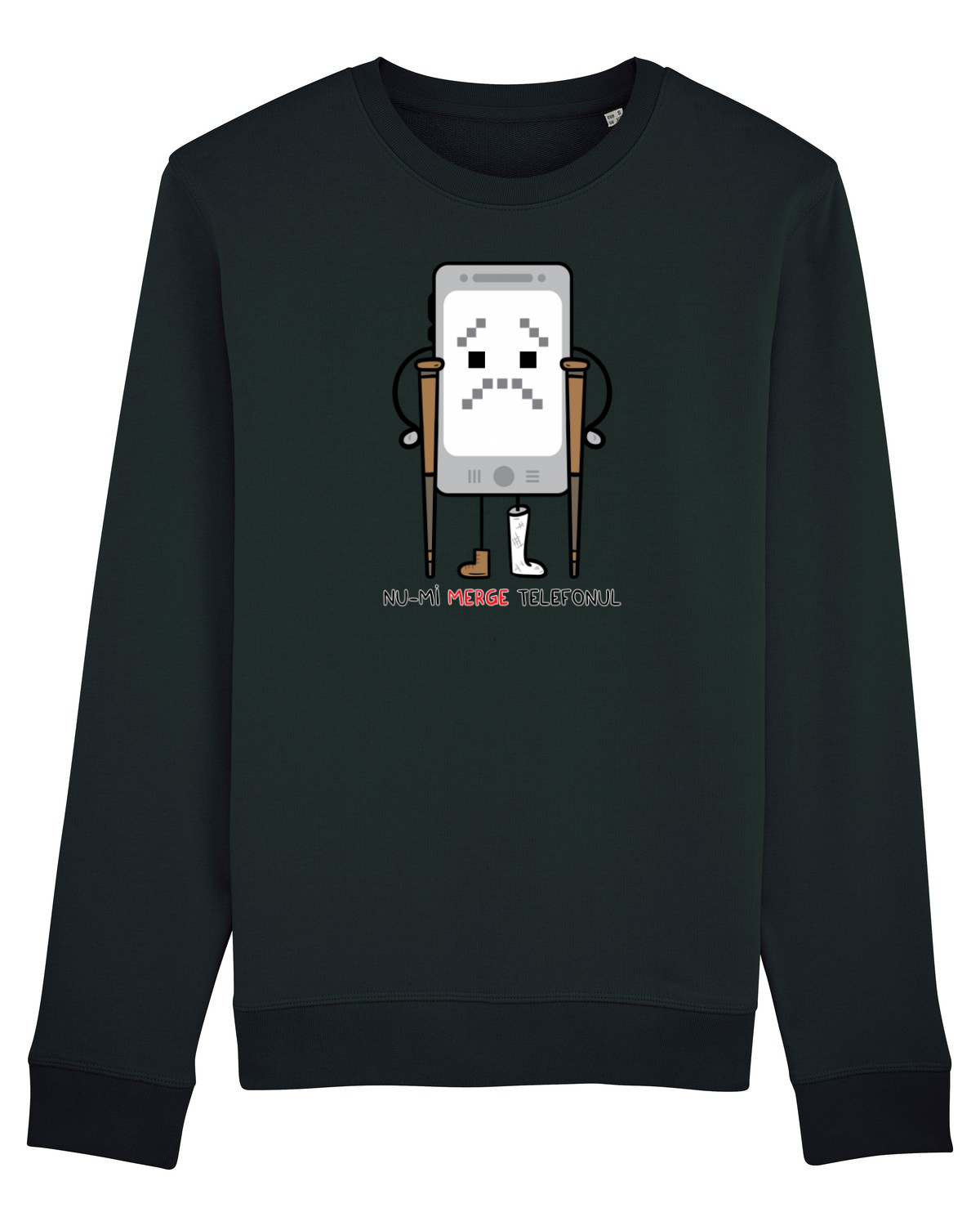Bluză mânecă lungă Unisex Rise Black