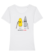 Gloanțe oarbe Tricou mânecă scurtă guler larg fitted Damă Expresser