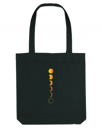 Moon Phases Design Black