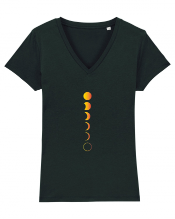 Moon Phases Design Black