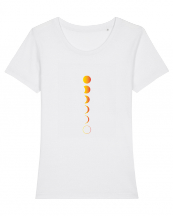 Moon Phases Design White