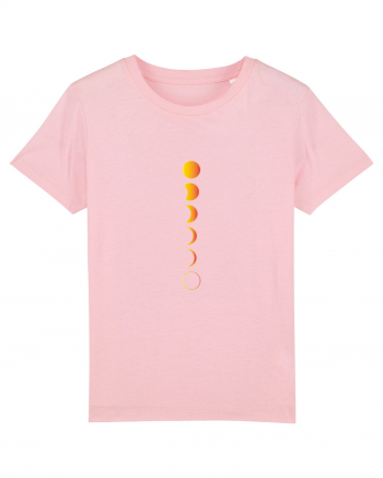 Moon Phases Design Cotton Pink