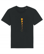 Moon Phases Design Tricou mânecă scurtă Unisex Rocker