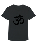 OM Design Tricou mânecă scurtă guler larg Bărbat Skater