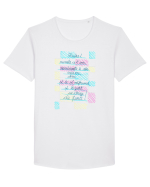 Identitate Tricou mânecă scurtă guler larg Bărbat Skater