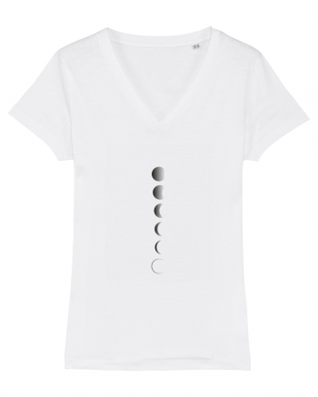 Moon Phase BW Design White