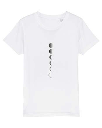 Moon Phase BW Design White