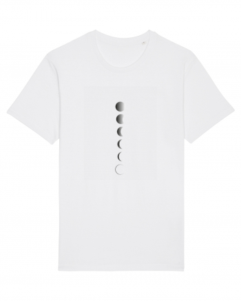 Moon Phase BW Design White