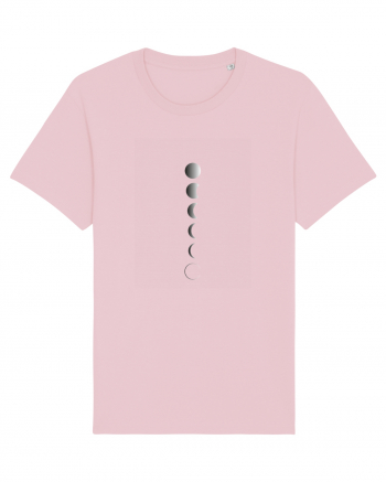 Moon Phase BW Design Cotton Pink