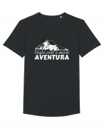 Viata este o mare aventura Tricou mânecă scurtă guler larg Bărbat Skater
