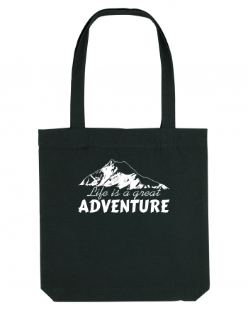 Life is a great adventure Black