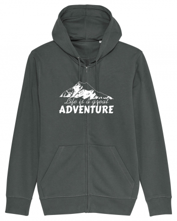 Life is a great adventure Anthracite