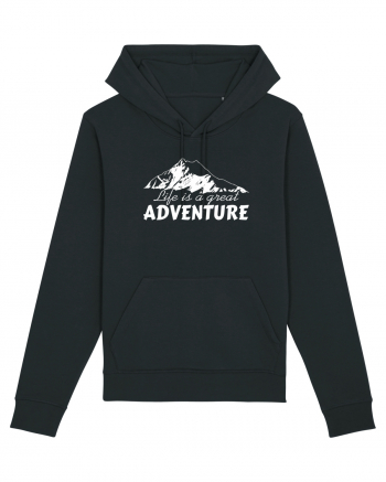 Life is a great adventure Black