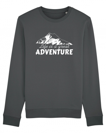 Life is a great adventure Anthracite