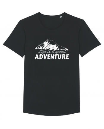 Life is a great adventure Black