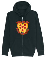 Pentru iubitorii de pizza Hanorac cu fermoar Unisex Connector