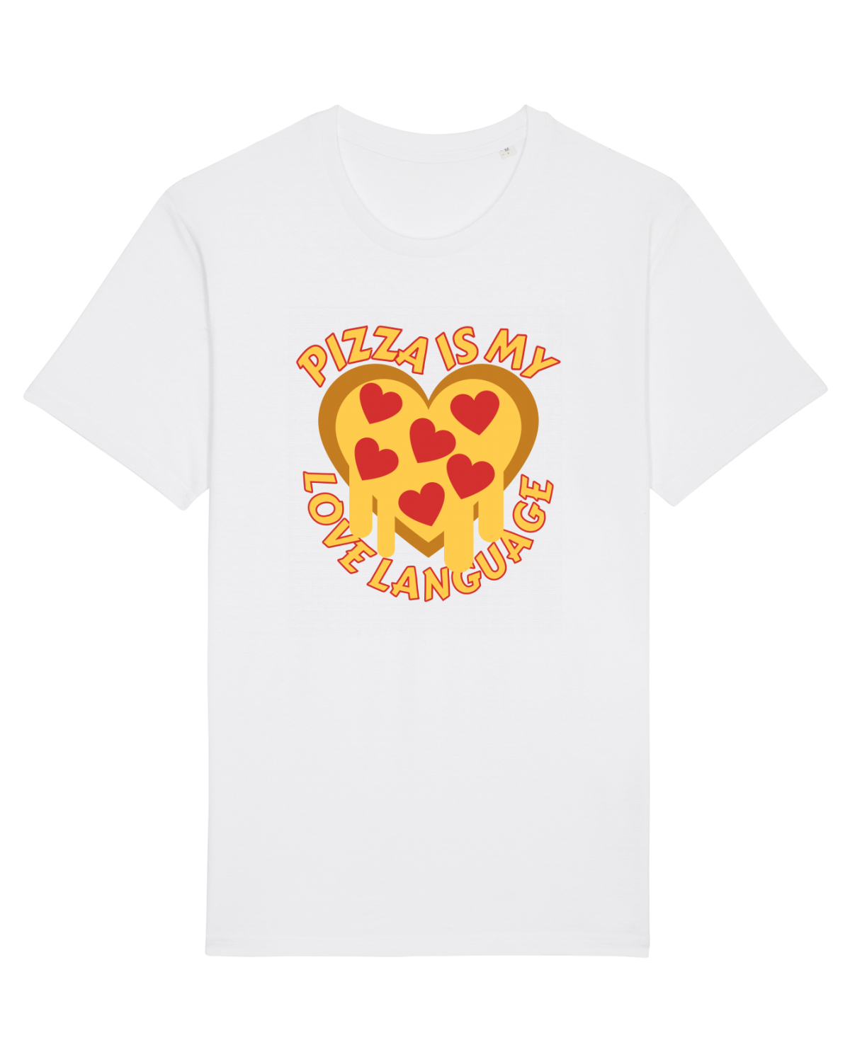 Tricou mânecă scurtă Unisex Rocker White