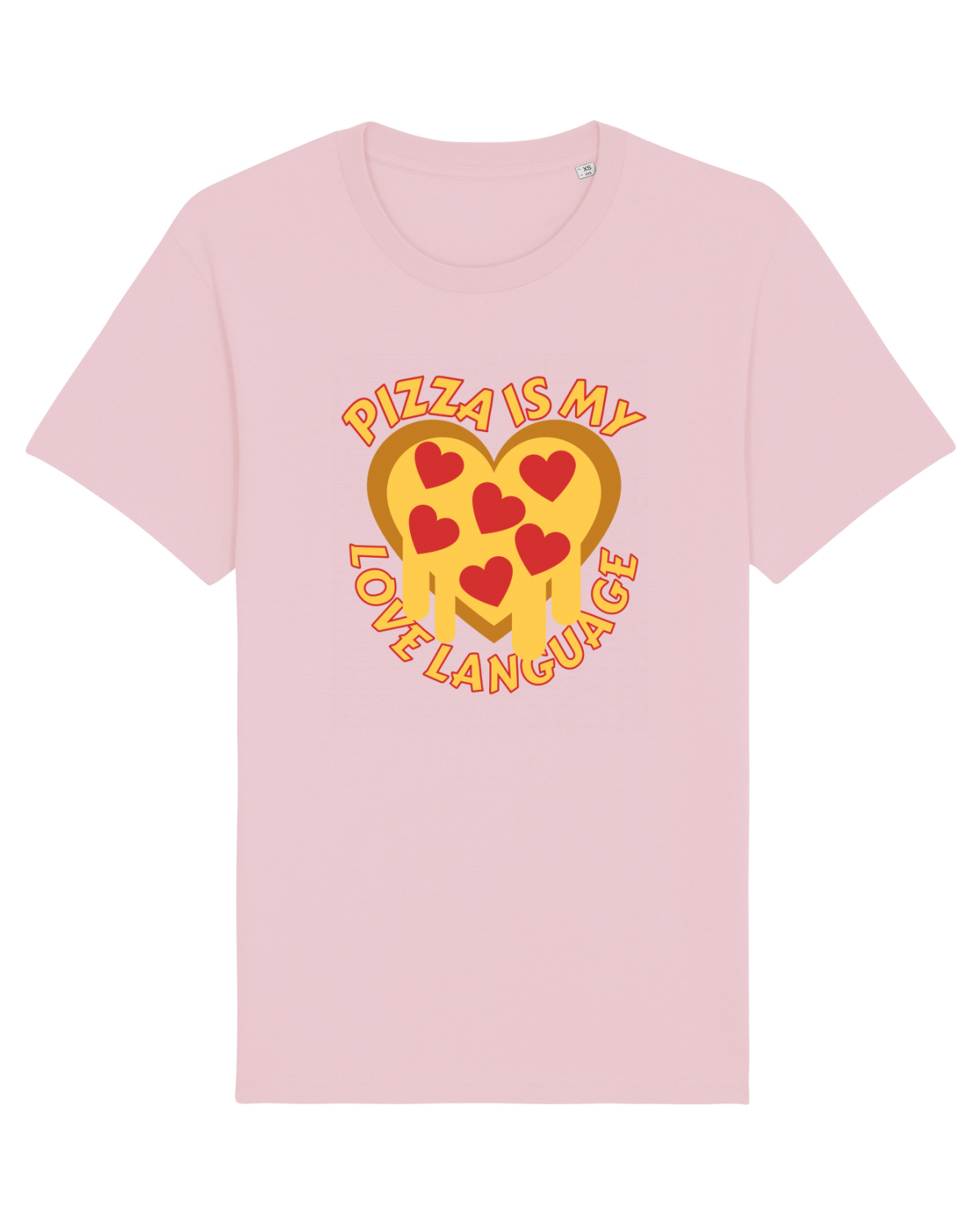 Tricou mânecă scurtă Unisex Rocker Cotton Pink