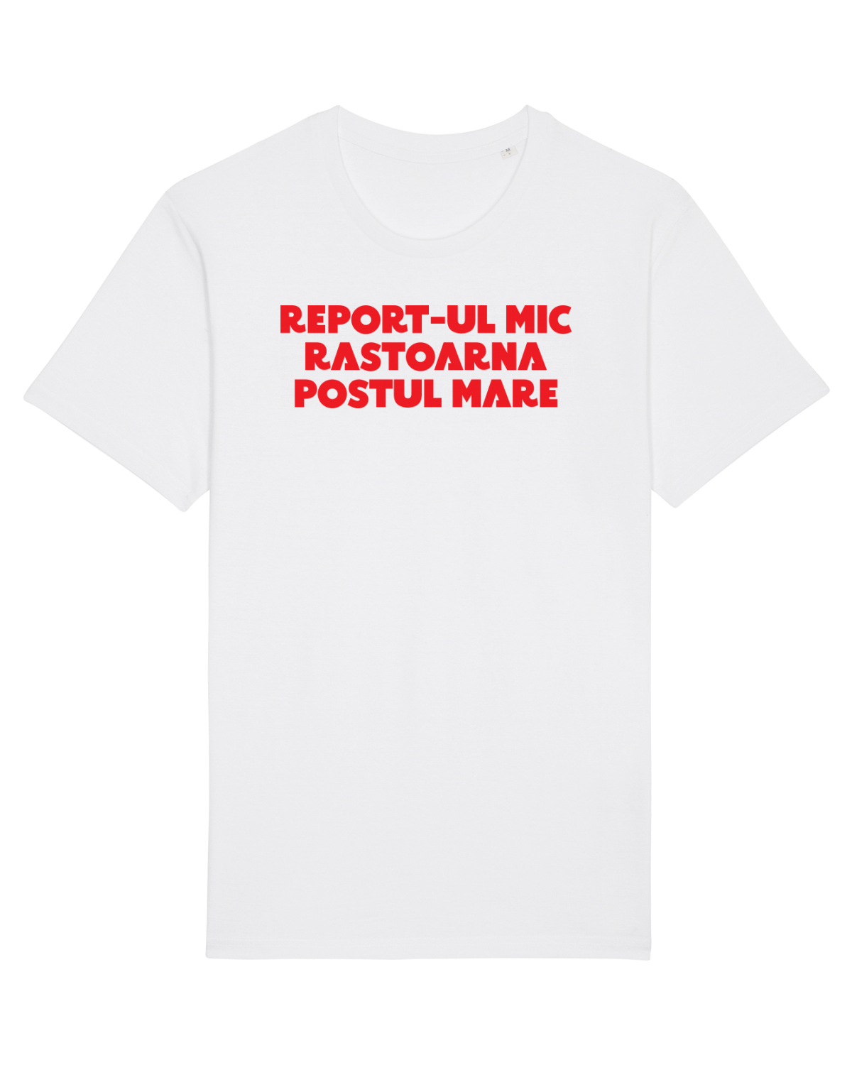 Tricou mânecă scurtă Unisex Rocker White