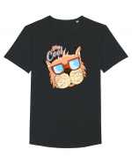 Stay cool Cat Tricou mânecă scurtă guler larg Bărbat Skater