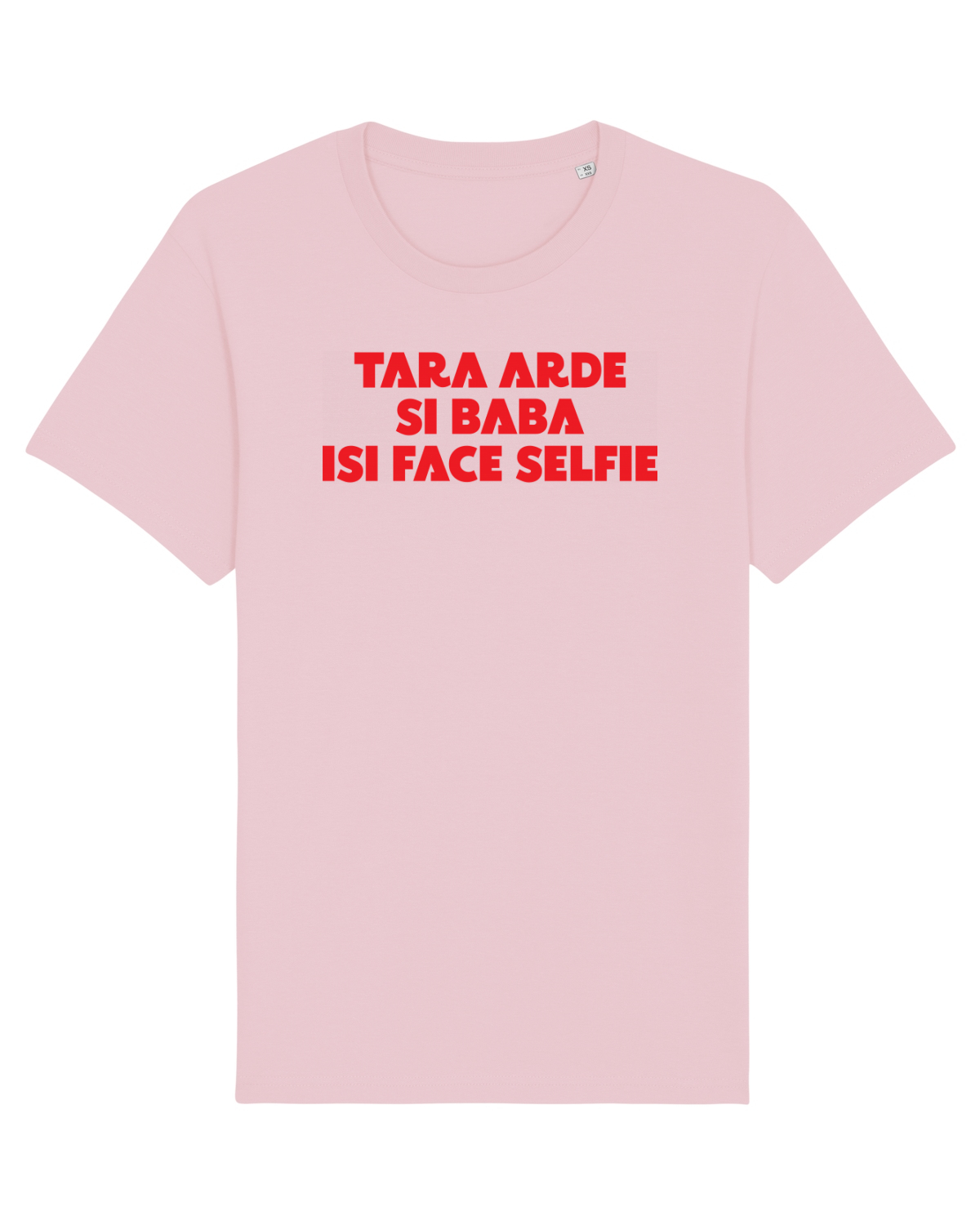 Tricou mânecă scurtă Unisex Rocker Cotton Pink