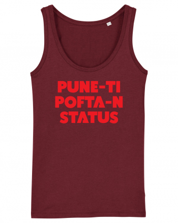 Pune-ti pofta-n status Burgundy