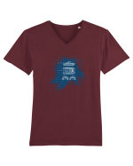 T64 Tricou mânecă scurtă guler V Bărbat Presenter