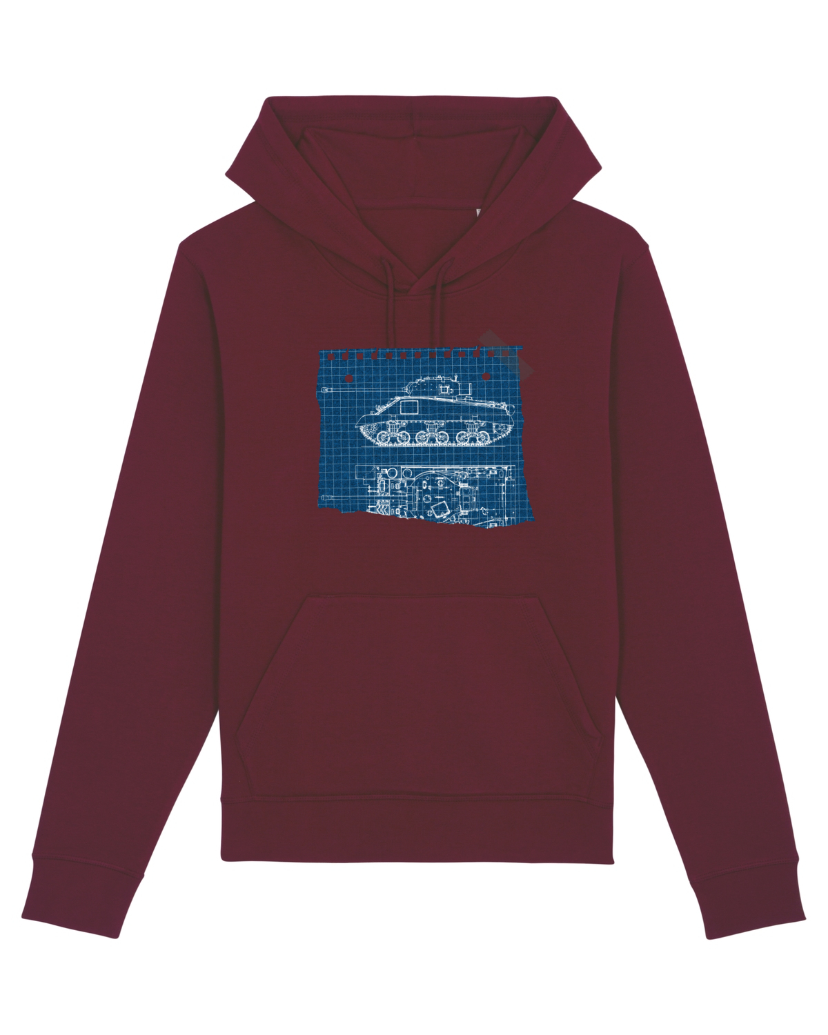 Hanorac Unisex Drummer Burgundy