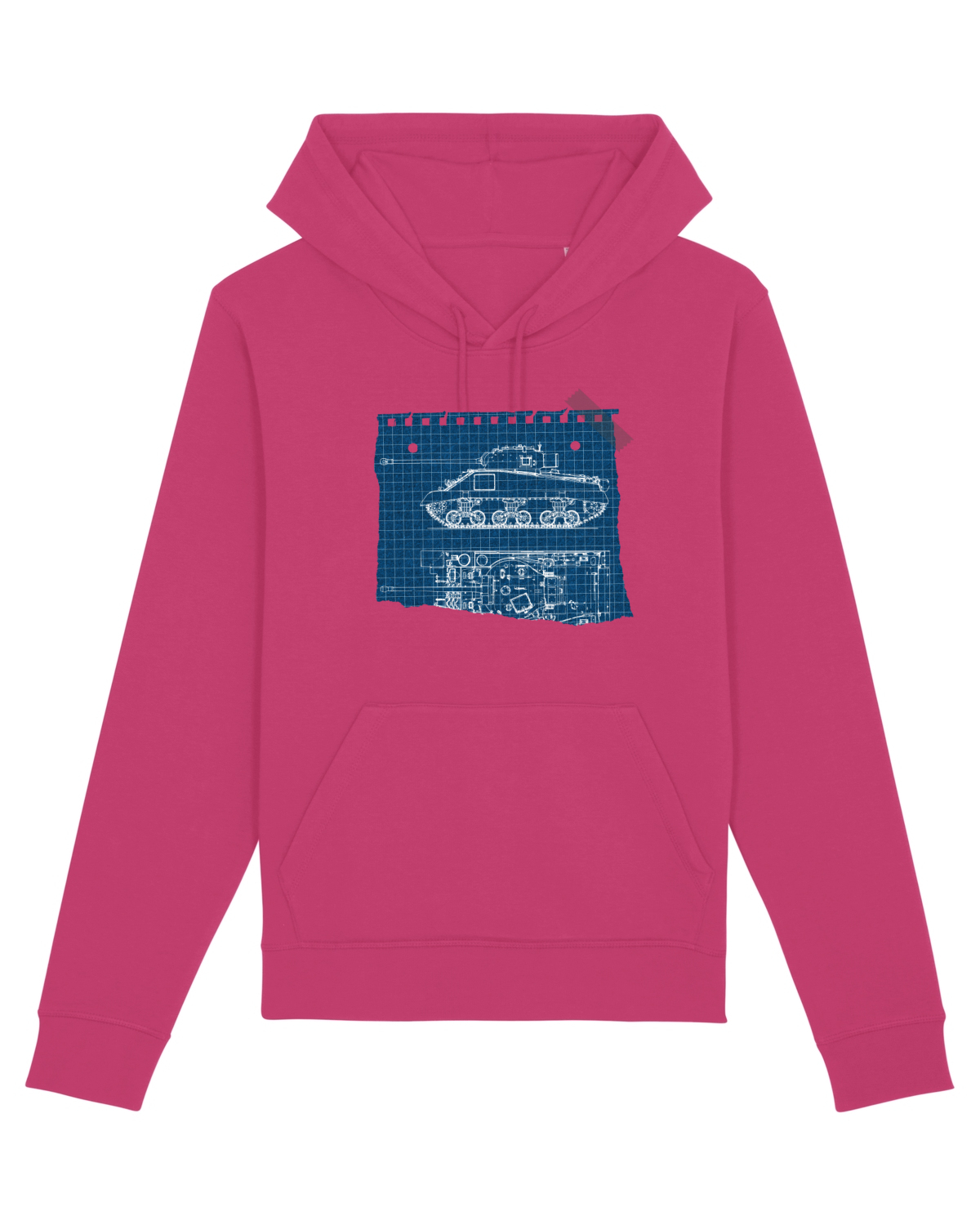 Hanorac Unisex Drummer Raspberry