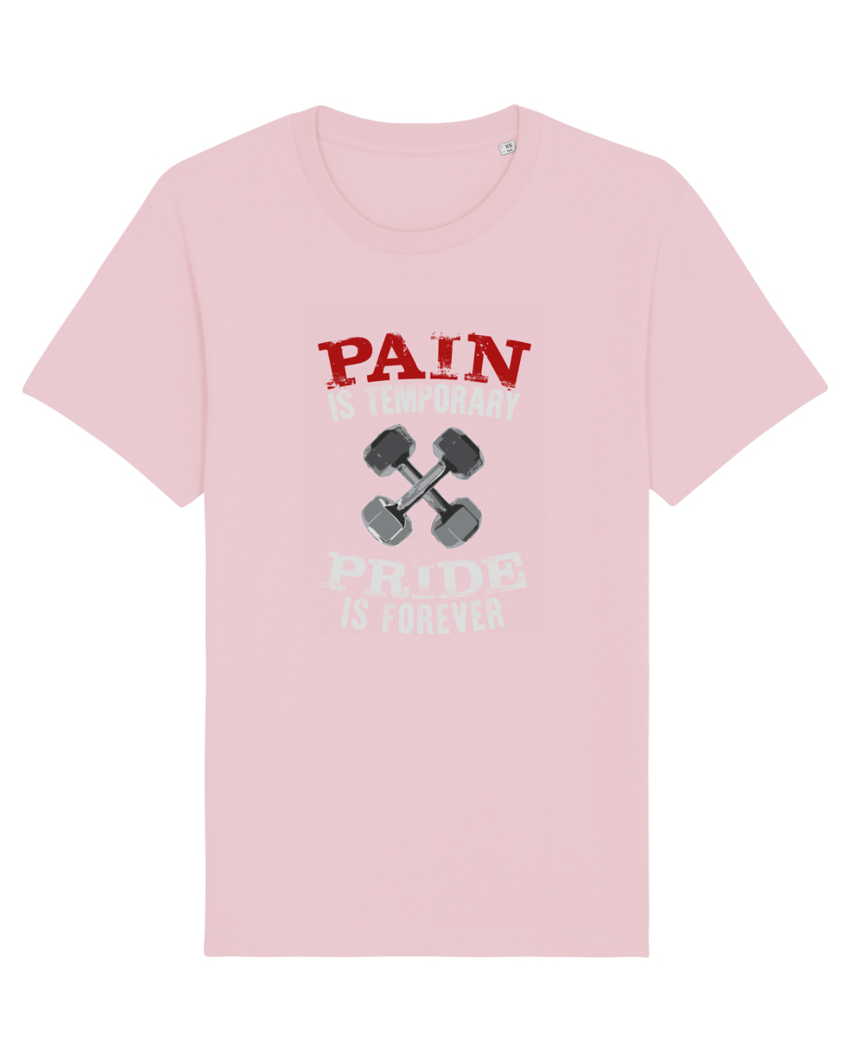 Tricou mânecă scurtă Unisex Rocker Cotton Pink