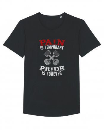 Pain is temporary Black